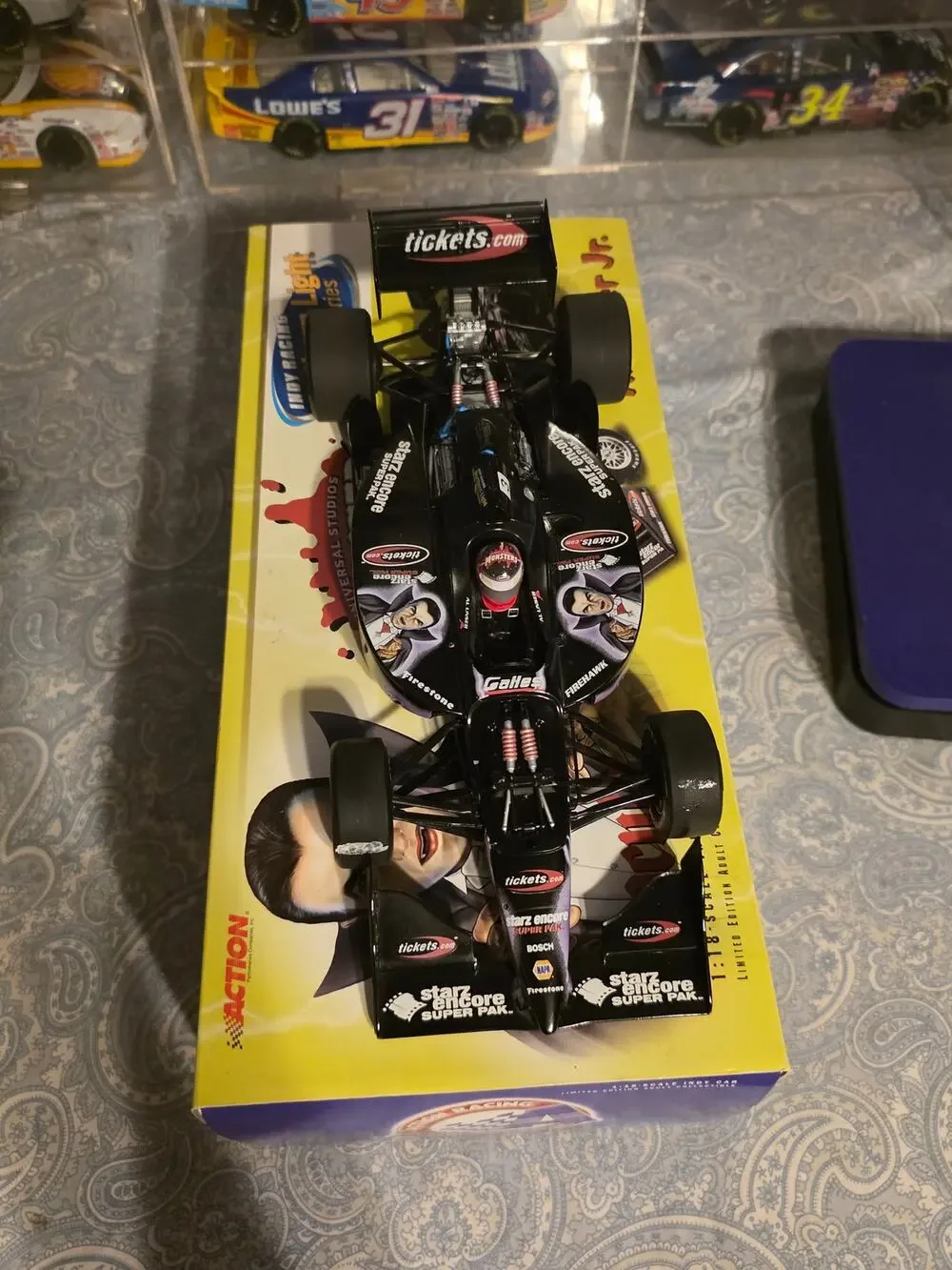 2000 Al Unser Jr #3 Dracula Universal Monsters Action 1:18 Indy Car G-Force